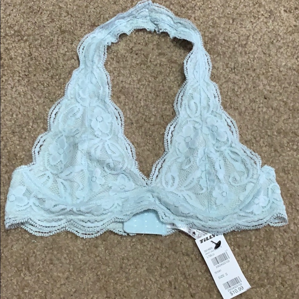 Tillys Small light blue Haley Lace Bralette